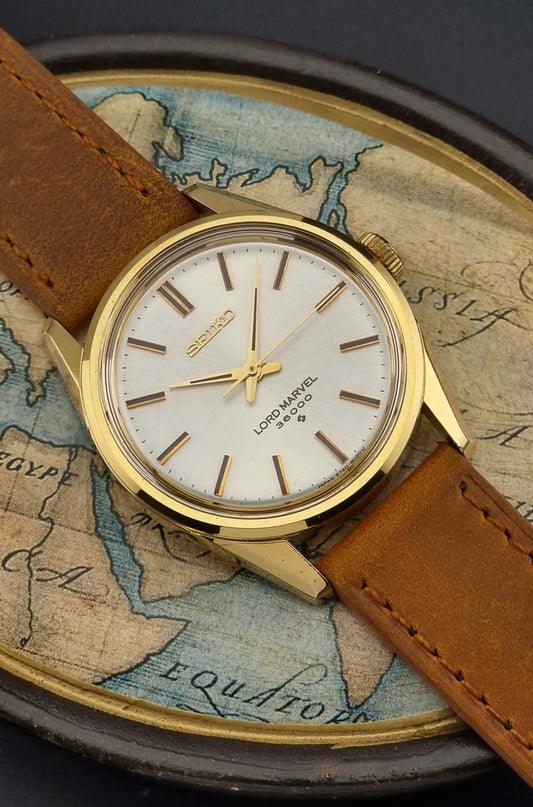 Seiko watch Lord Marvel 5740-8000 Vintage 1977 Gold Plated