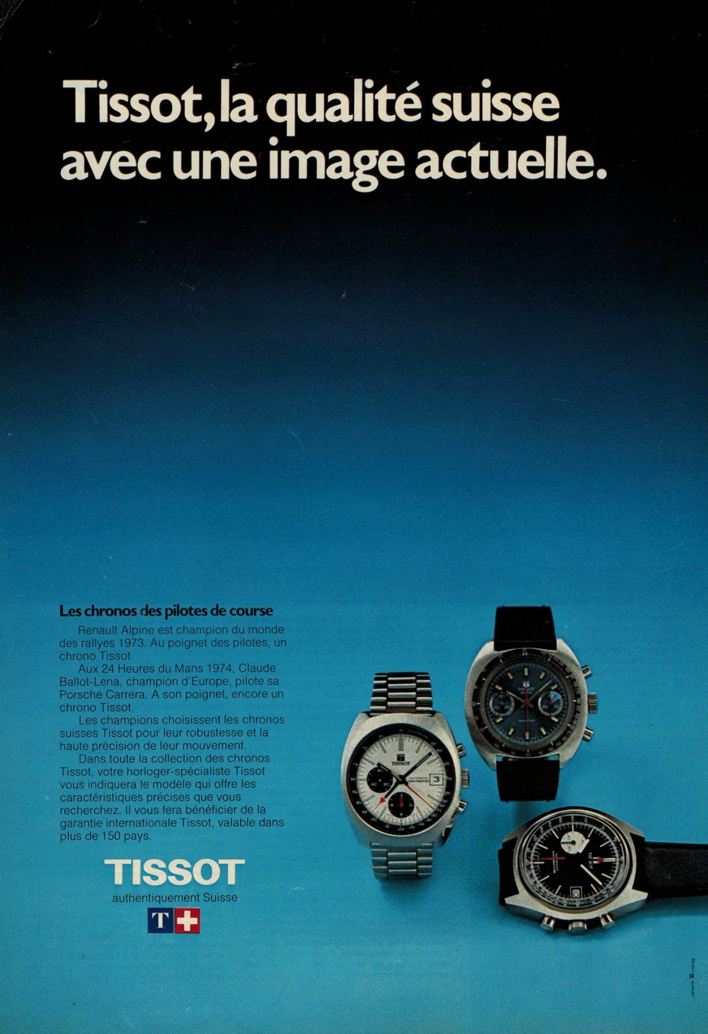 Tissot Navigator 45501 Chronograph Vintage watch - Past2PresentWatches - Chronograph watch