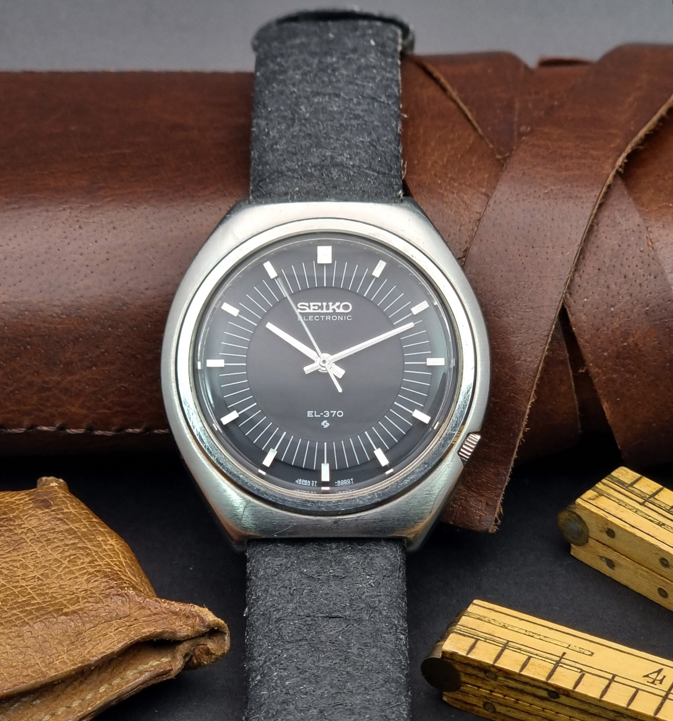 1972年製 SEIKO初の電磁式腕時計 EL-370 - 時計