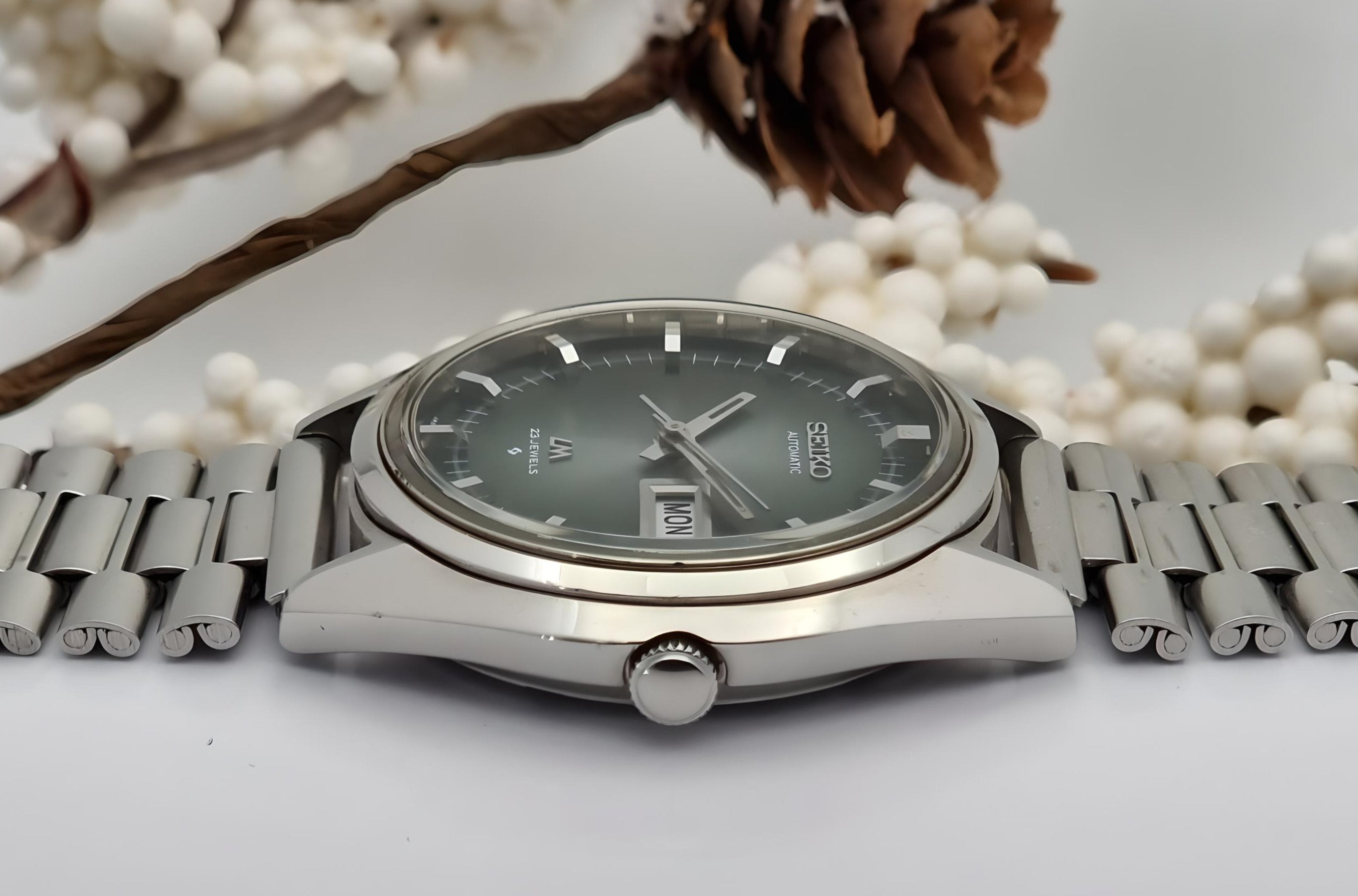 Green seiko online dial