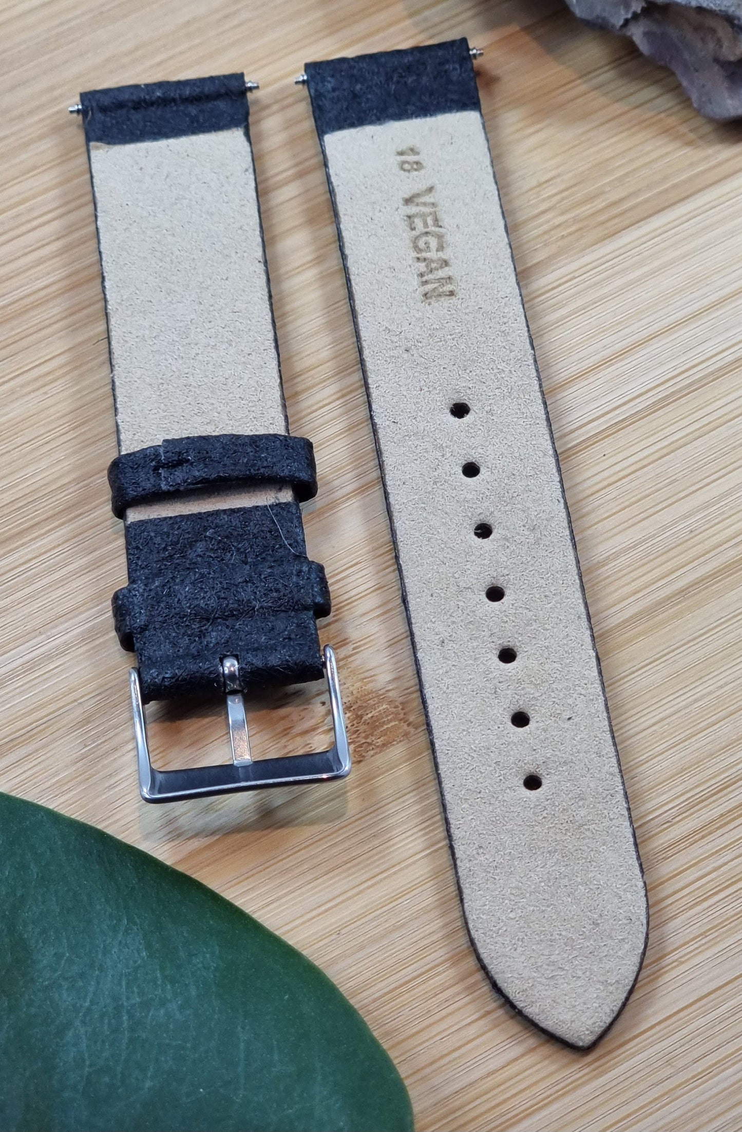 Vegan Watch Strap, Parallel Elegance - Past2PresentWatches - Watch Strap