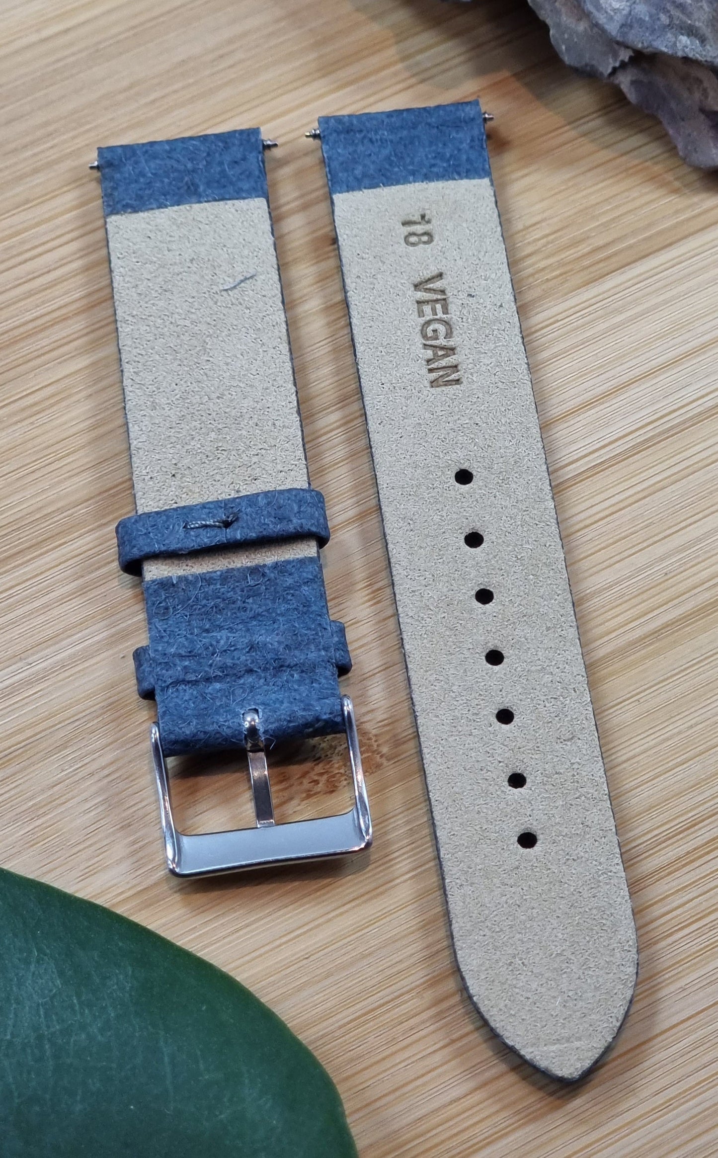 Vegan Watch Strap, Parallel Elegance - Past2PresentWatches - Watch Strap