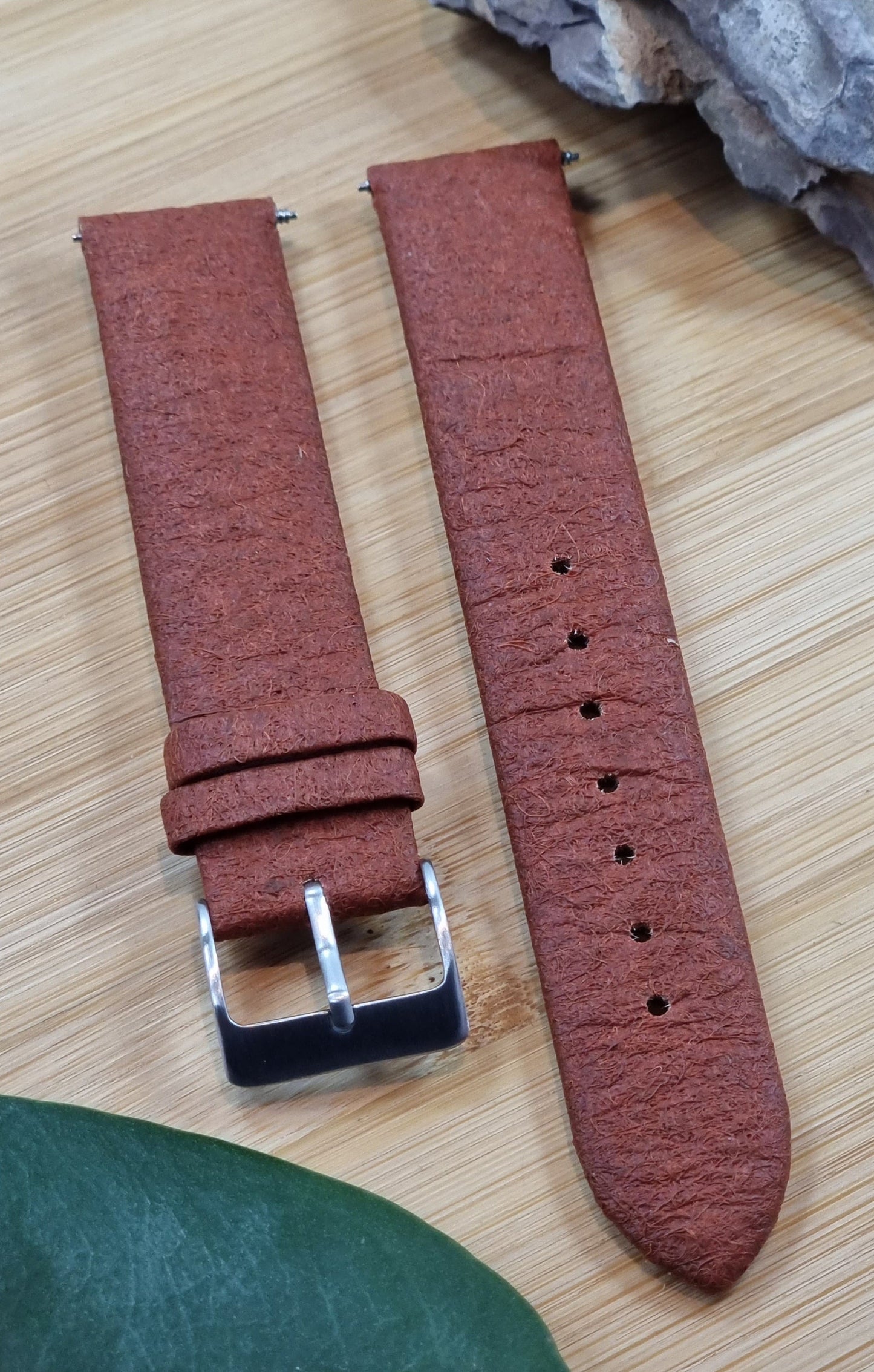 Vegan Watch Strap, Parallel Elegance - Past2PresentWatches - Watch Strap