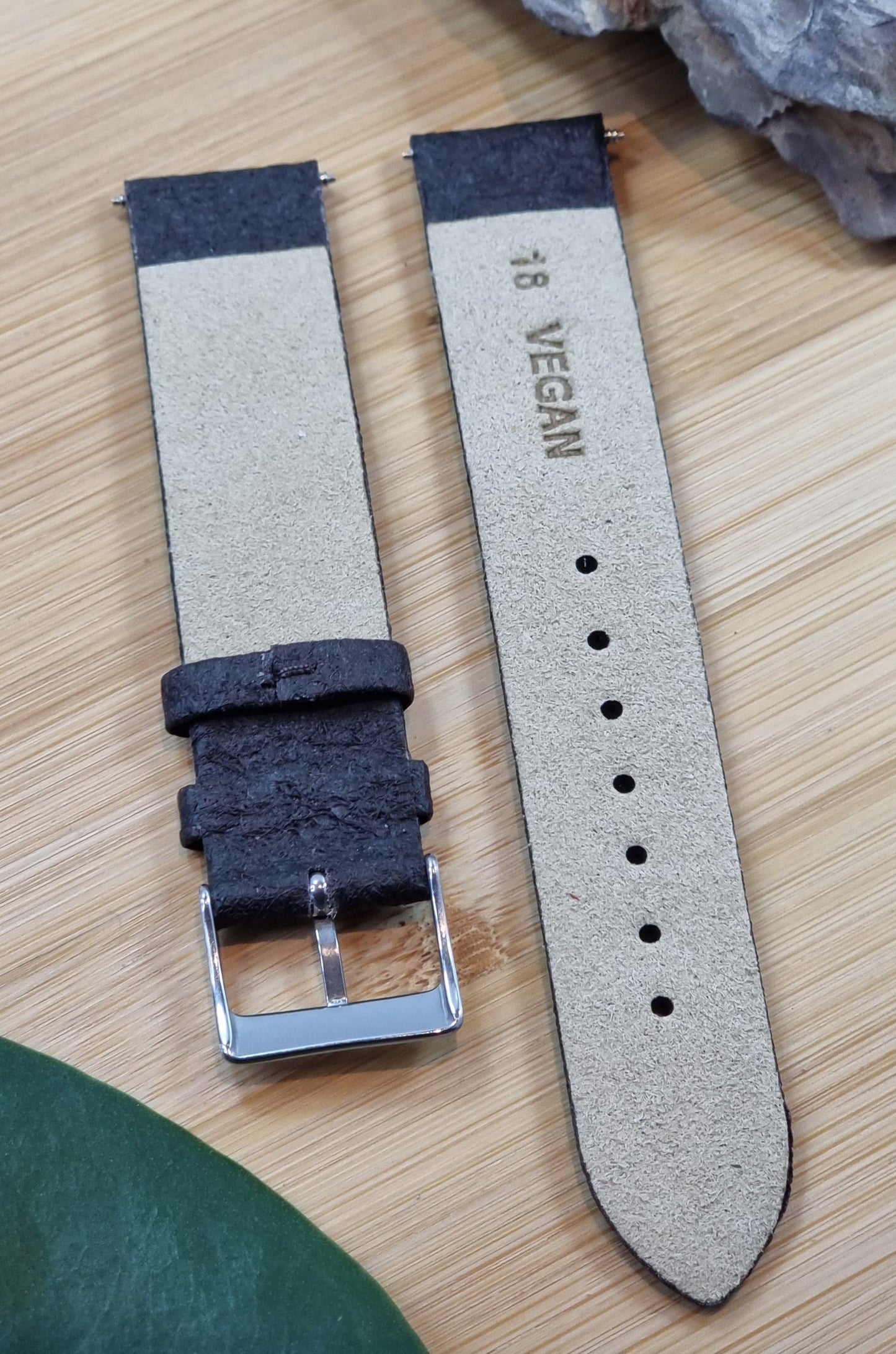 Vegan Watch Strap, Parallel Elegance - Past2PresentWatches - Watch Strap