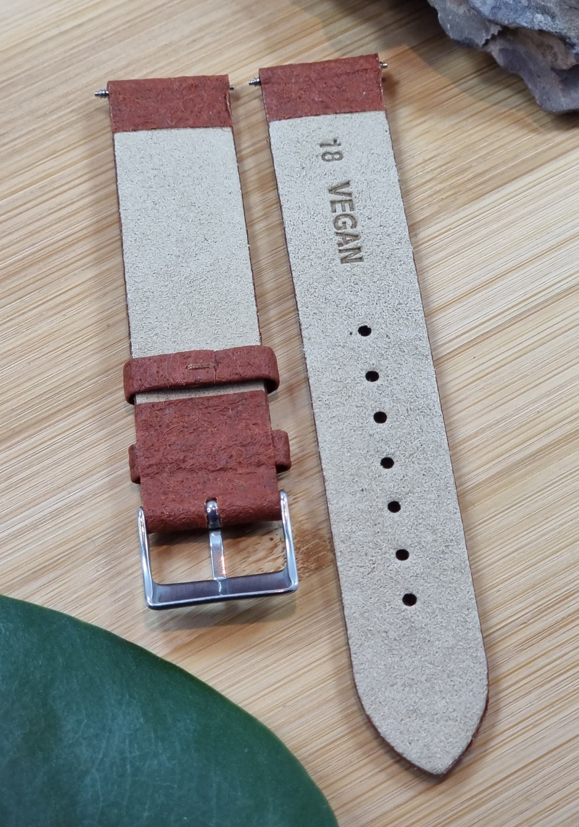 Vegan Watch Strap, Parallel Elegance - Past2PresentWatches - Watch Strap